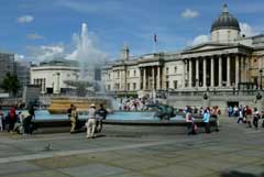 Veduta di Trafalgar Square